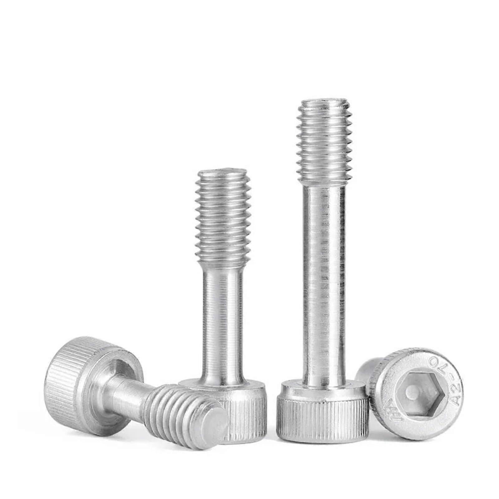 304 Stainless Steel (A2-70) Hexagon Hex Socket Head Screws Bolts Anti-Loosening M3 M4 M5 M6 M8 M10(35mm,M6 (10pcs))