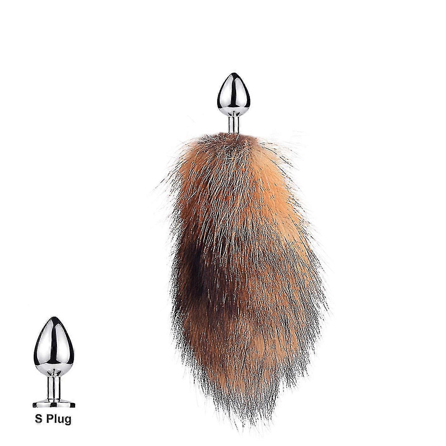 Tail Plug-in Fox Tail Cat Small Props Real Hair Small Tail Detachable Dog Playing Sp