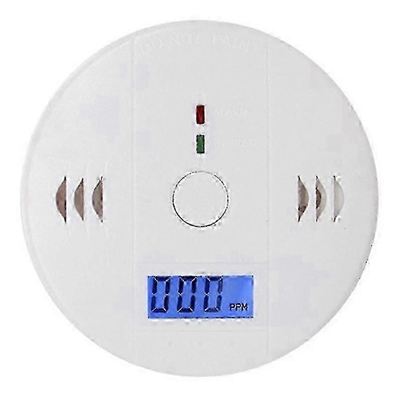 Lcd Monossido di carbonio Co Detector Poisoning Gas Sensor Monitor Warning Alarm Set