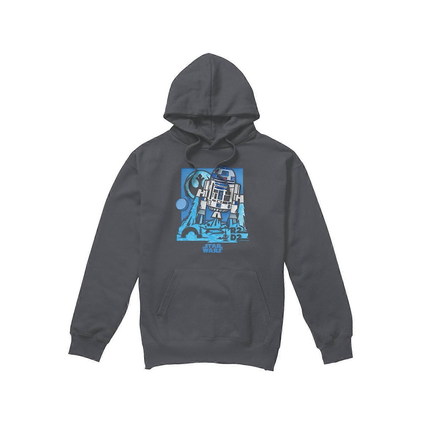 Star Wars Papercut R2-D2 Sweat à capuche pour homme