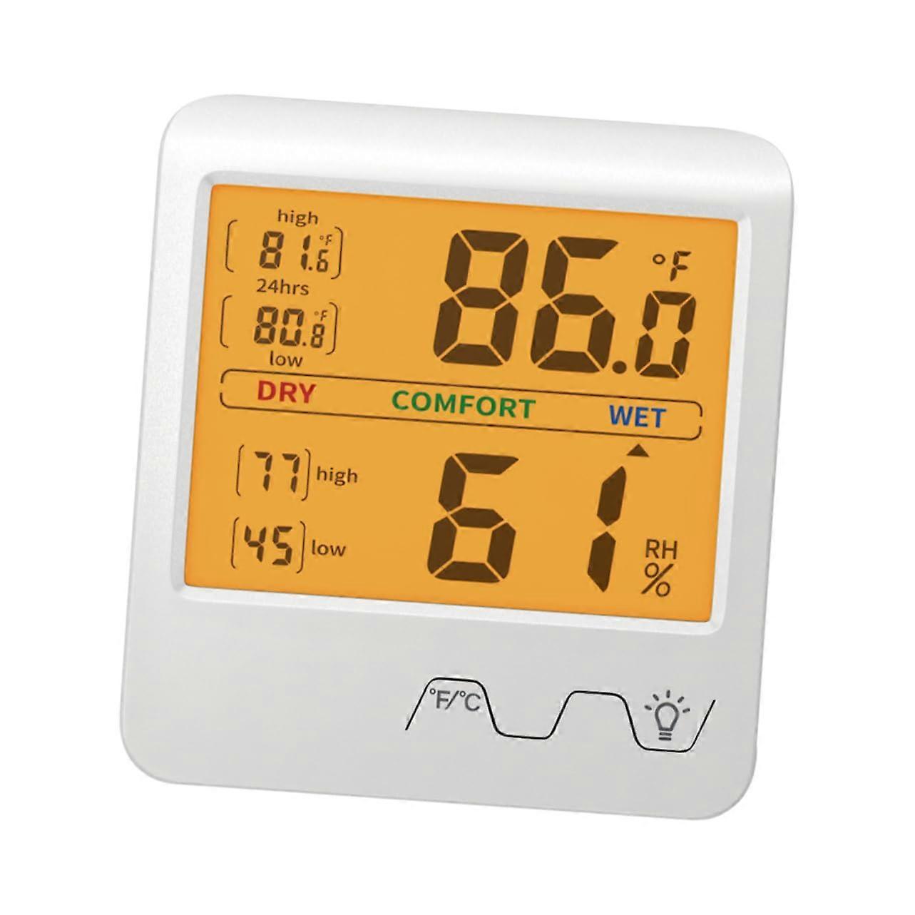 Home Temperature Gauge Humidity Reading Digital Thermometer Indoor Hygrometer Easy Install Accurate Readings