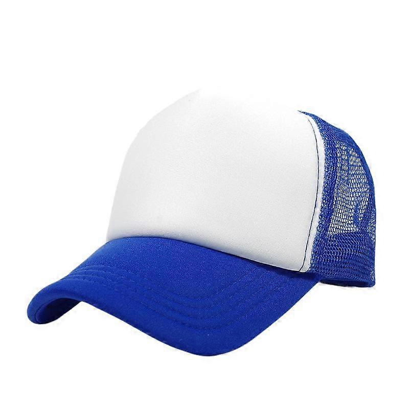 Two Tone Trucker Hat Summer Mesh Cap with Adjustable Snapback Strap