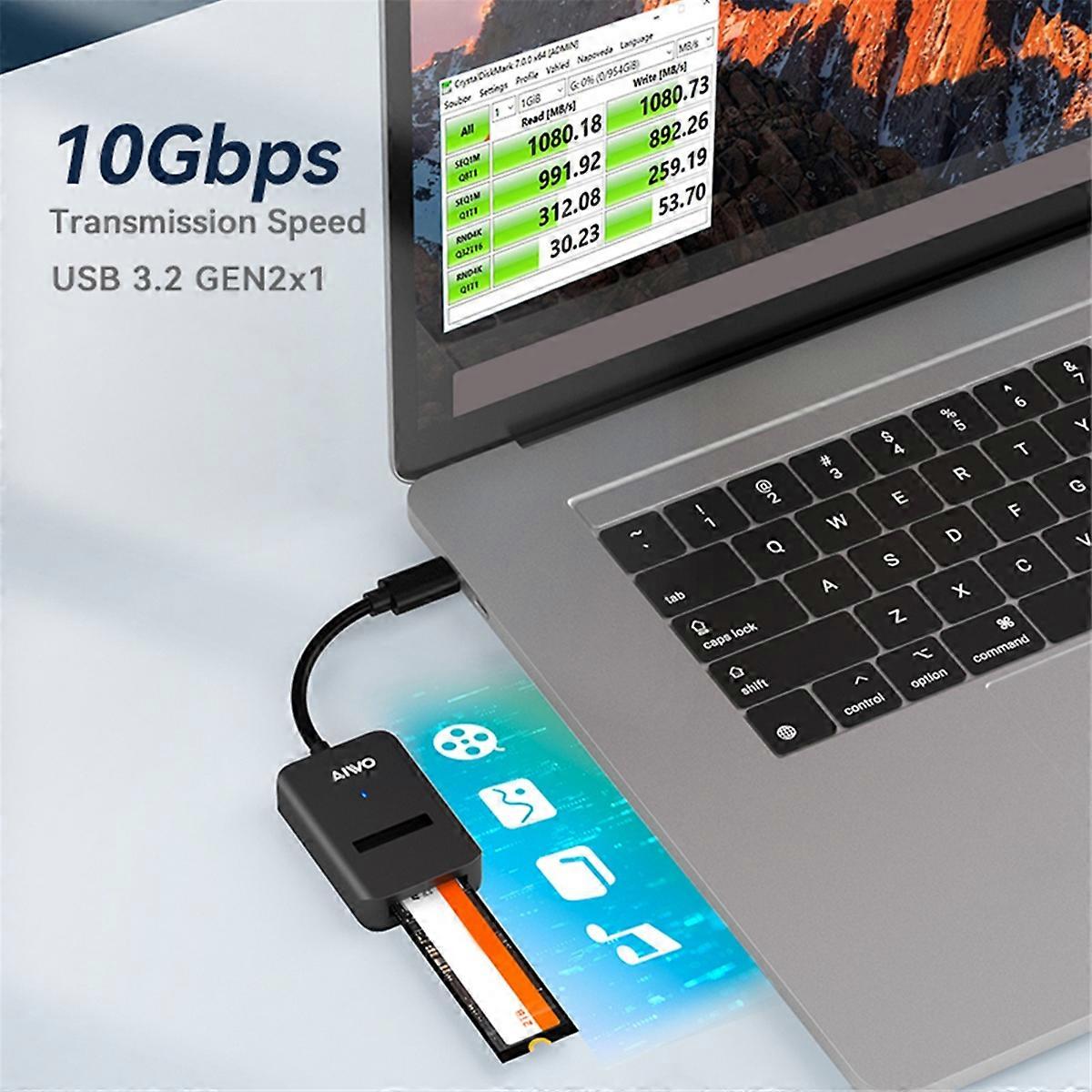 Obudowa SSD M.2 NVME 10 Gb/s Type-C Adapter M2 PCIe NVME SATA