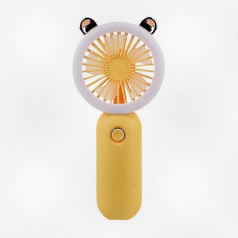 USB Rechargeable Mini Handheld Fan with Quiet Operation for Home Office Desk Travel Cooling