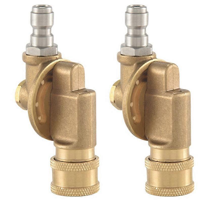 Pivoting Coupler for   Nozzle Gutter Cleaner Attachment for Gutter Cleaning 240 Degree 4500 Psi 1/4 Inch