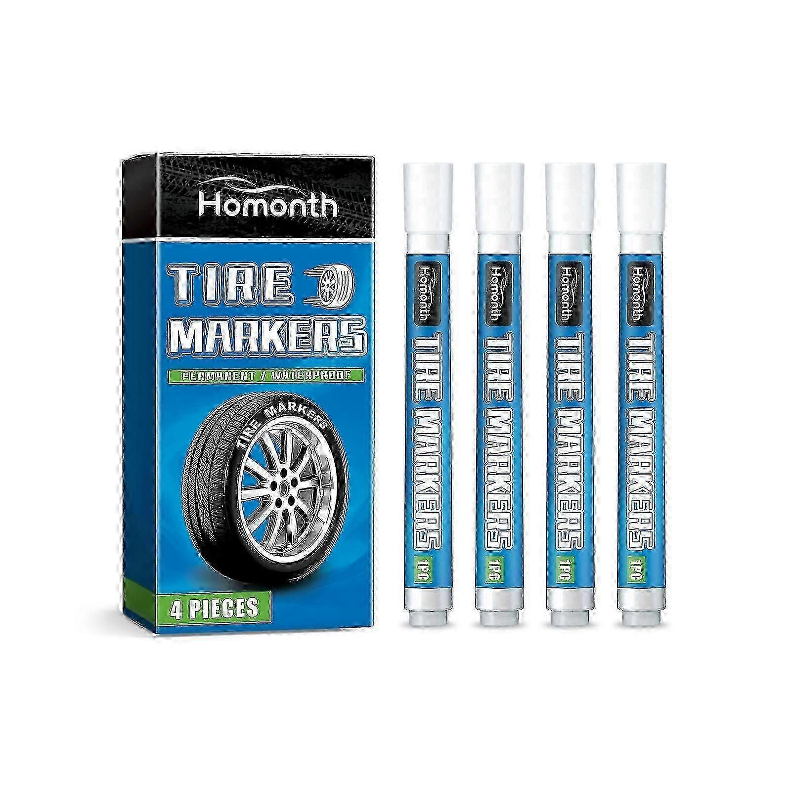 白色轮胎油漆笔 汽车轮胎油漆笔 不褪色 创意 DIY 油笔