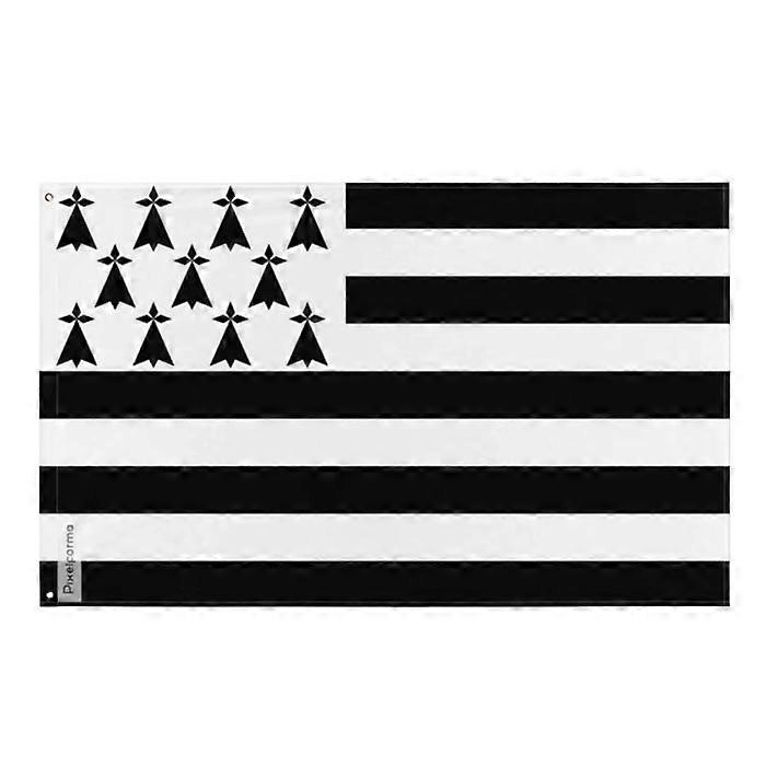 Brittany Flag – 60 x 90 cm – Polyester – Iron Eyelets – Durable
