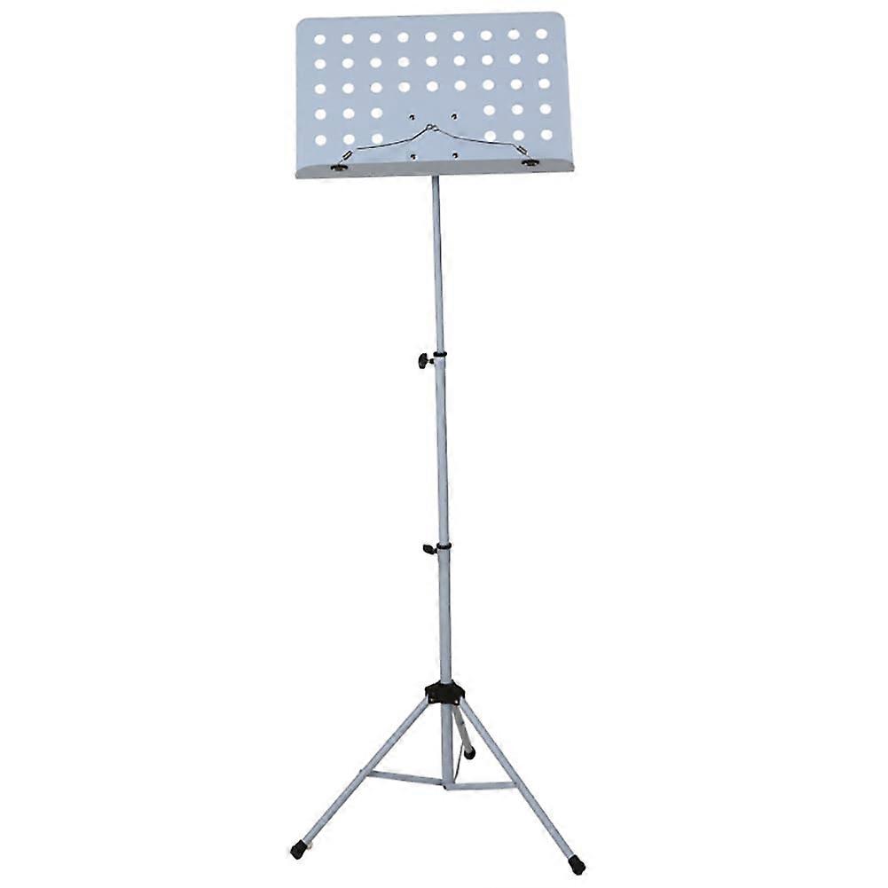Adjustable Music Stand, Folding Metal Sheet Music Stand, Professional Orchestra Music Stand and Music Holder, Colorful,Blue