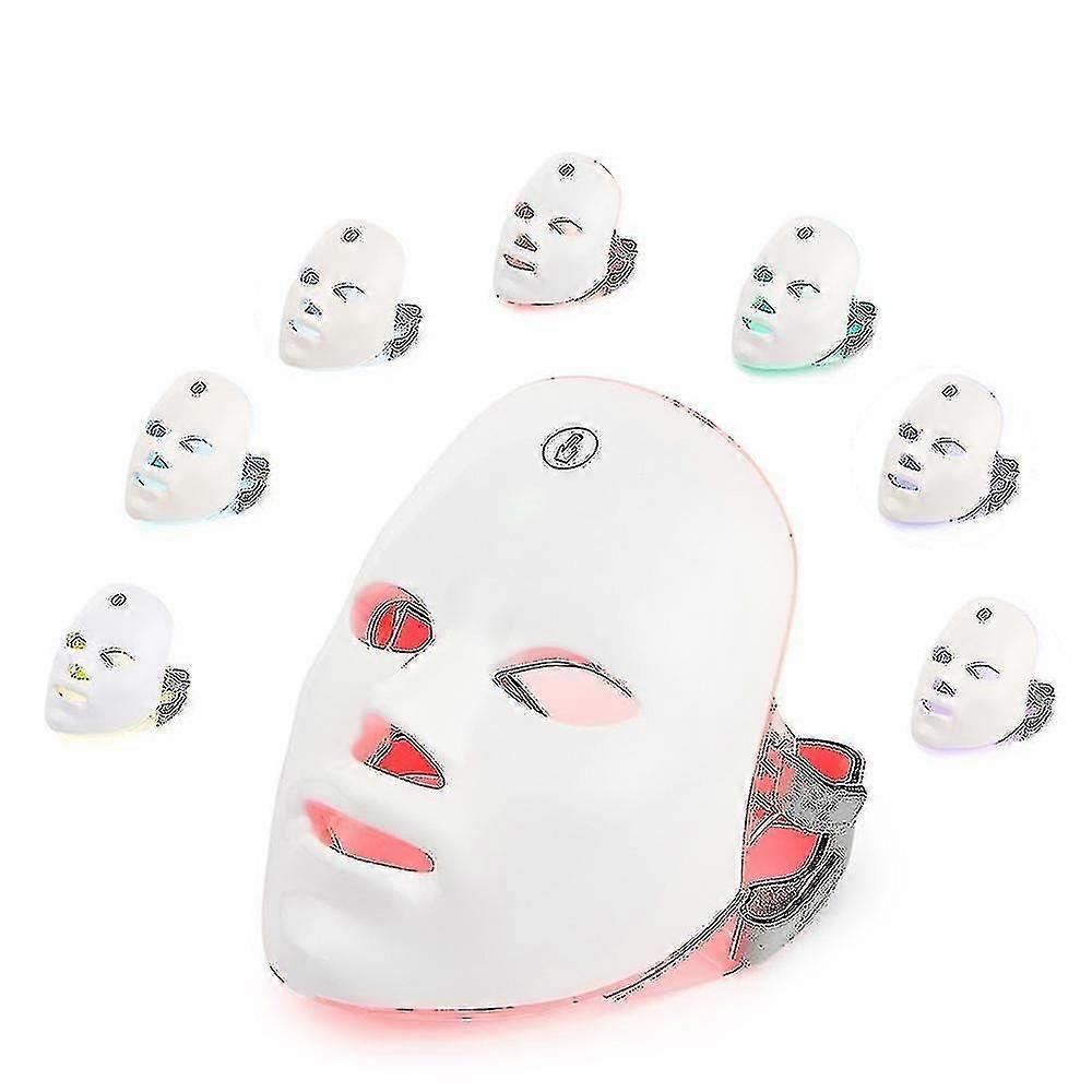Skin Rejuvenation Photon Mask | Led Face Mask Light Therapy Red Blue Light Anti-aging Wrinkle Acne R
