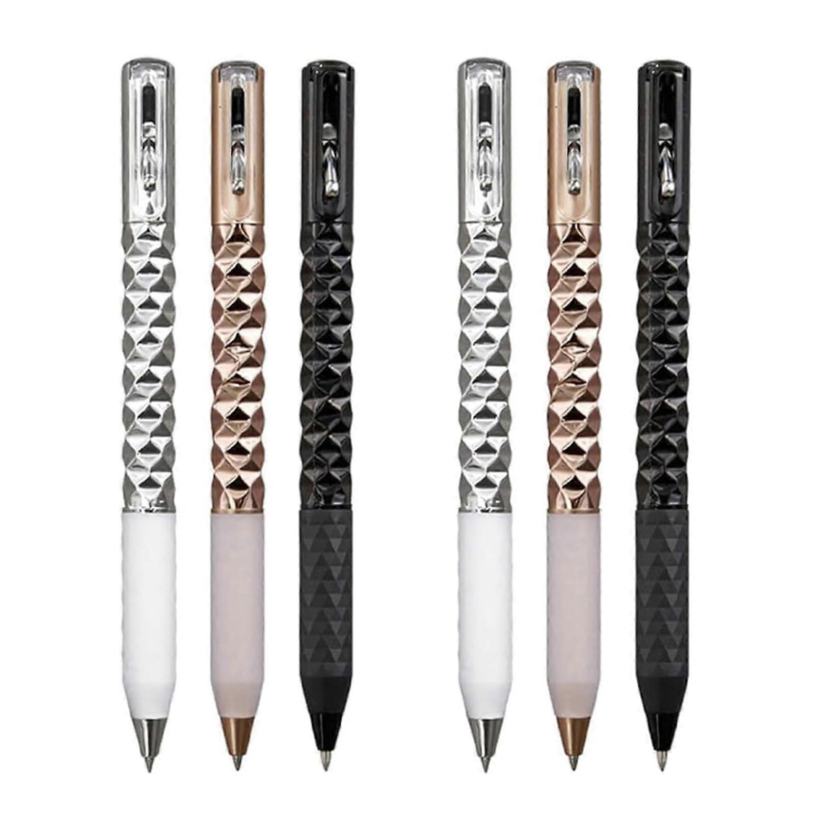 Crunchy Sensory Pen, Geometric Metal Crinkle Pen Fidget (6pcs) Ref: 5060