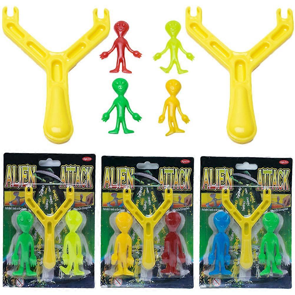 5 Sets Aliens Toy Elastic Toy Funny Toy Kids Party Favors