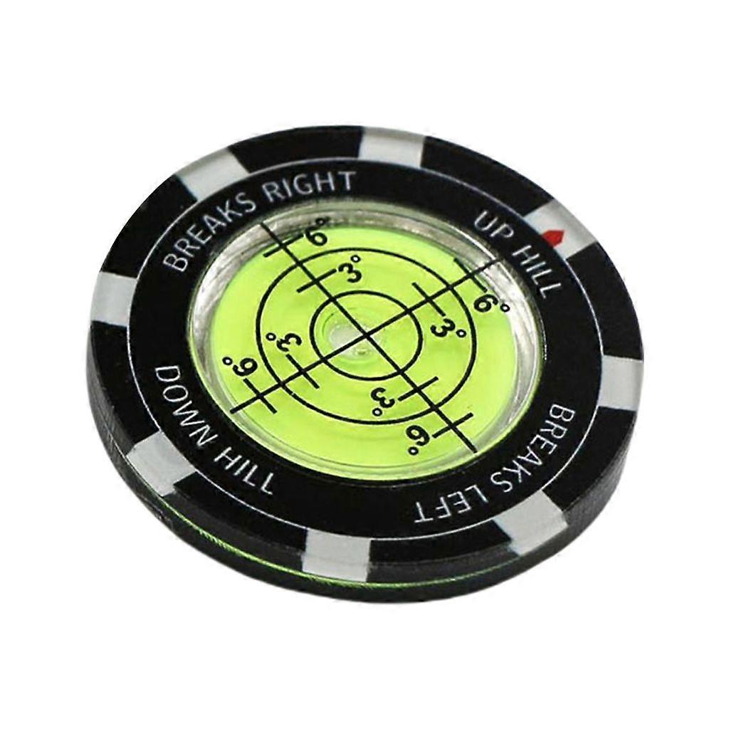 Golfball Marker Golfs Putting Aid Round Bubble Levels High Precision Reader