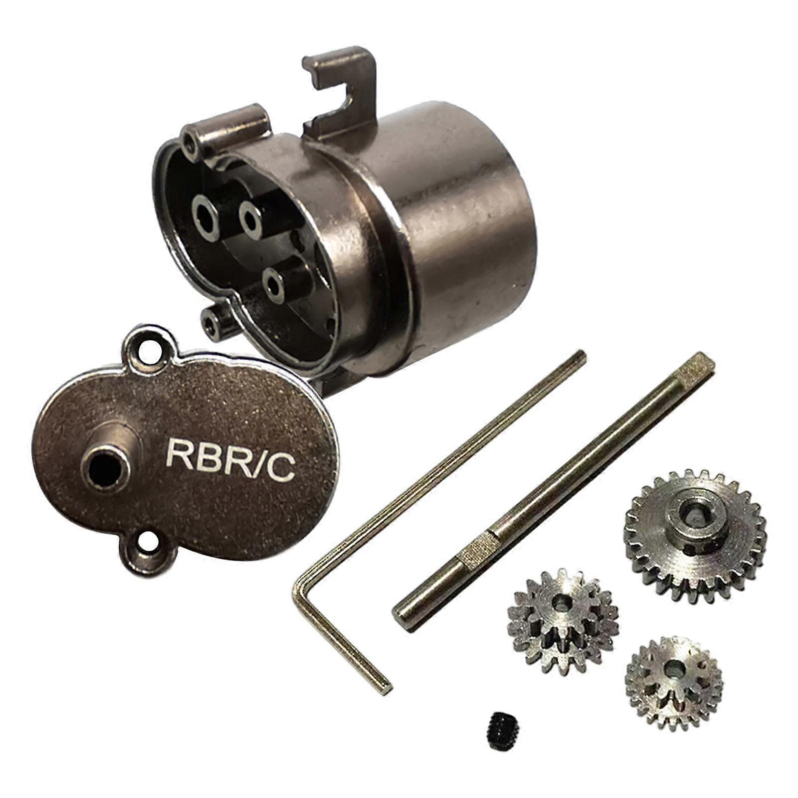 Metal 26/19/24T Gears, Gear Transmission Accessory Set Compatible with 1:10 RC