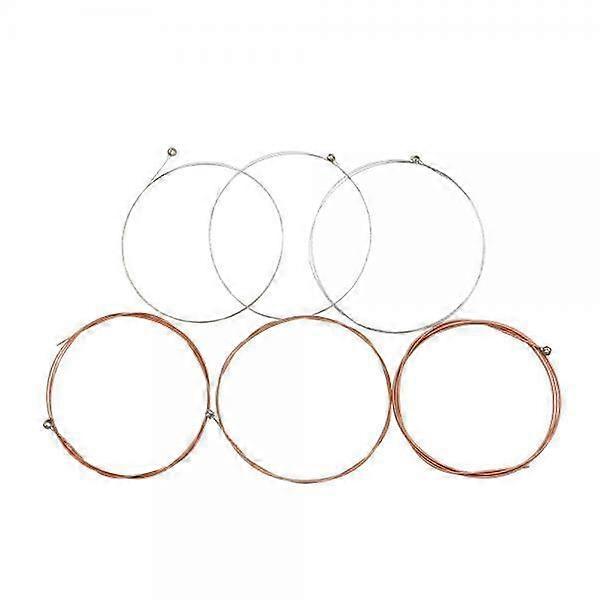 3X Durable 6pcs E-B-G-D-A-E Strings for Acoustic Guitar