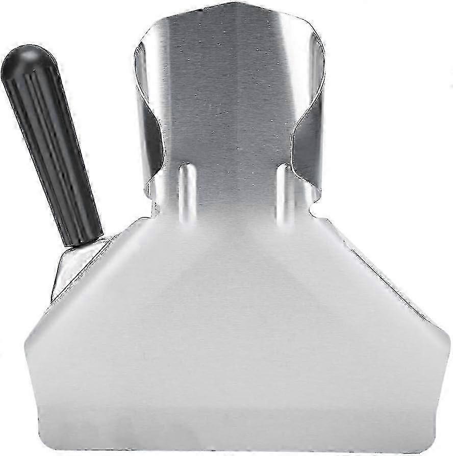 Pelle à frites, pelle à frites en acier inoxydable, pelle à frites à double poignée, pelle à frites à poignée droite