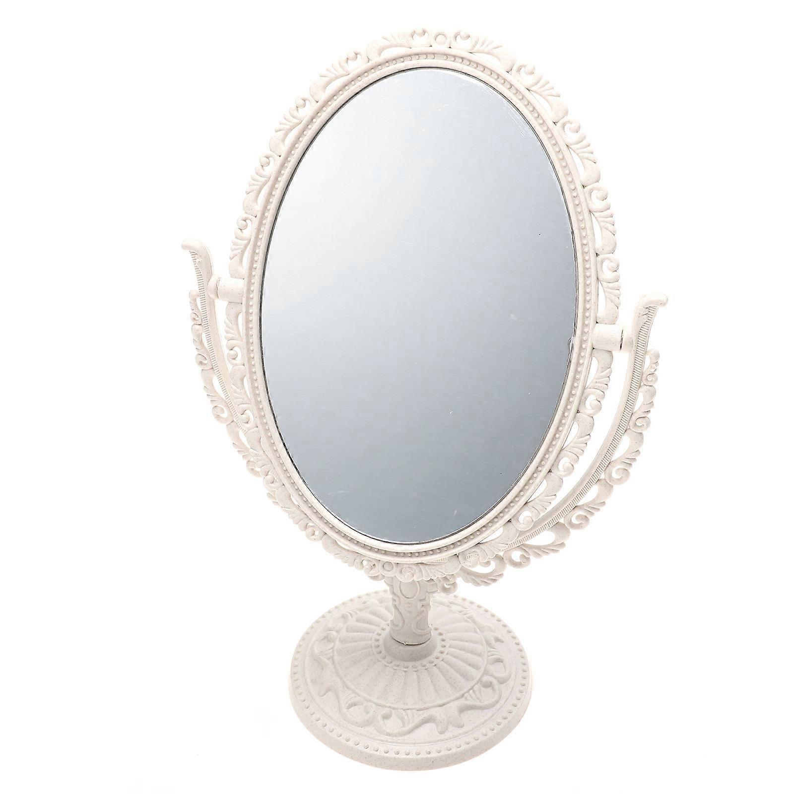 Desktop Mirror, Elegant Vanity for Makeup and Dressing, Stable Base Design