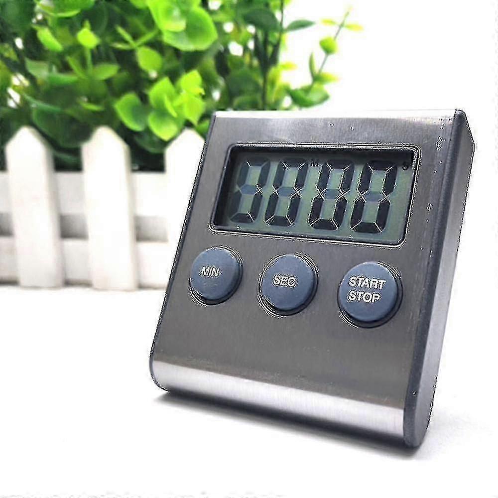 Iron Shell Timer Kitchen Refrigerator Sticker Time Reminder Timer -