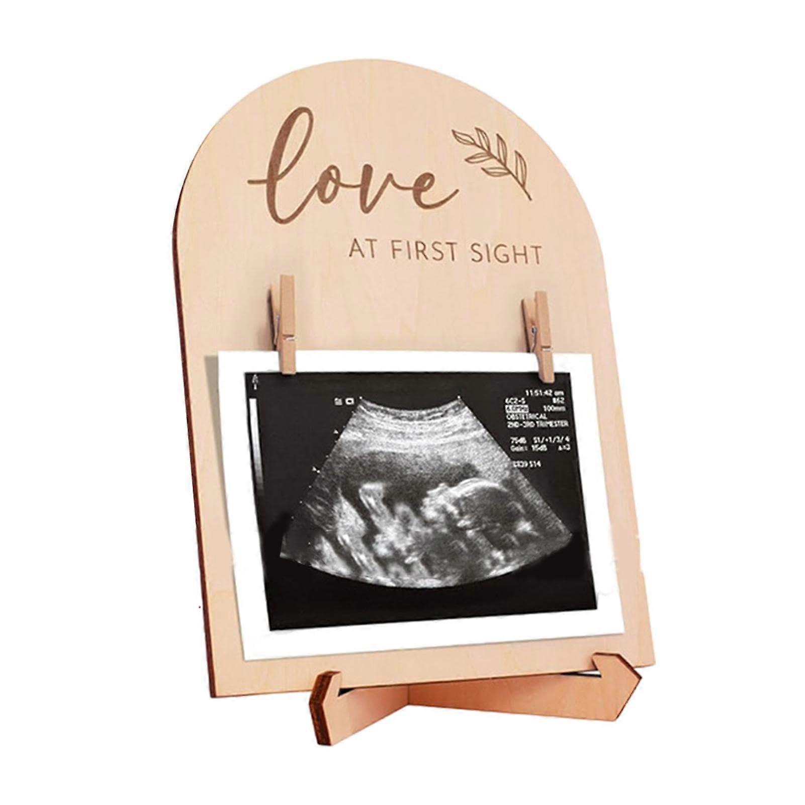 Sonogram Photo Frame, Double Sided Ultrasound Frame, Pregnancy Announcement Sign