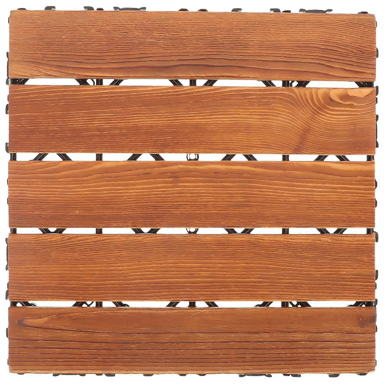Balcony Deck Tile Patio Deck Tile Outdoor Flooring Decoration Multipurpose Interlocking Tile