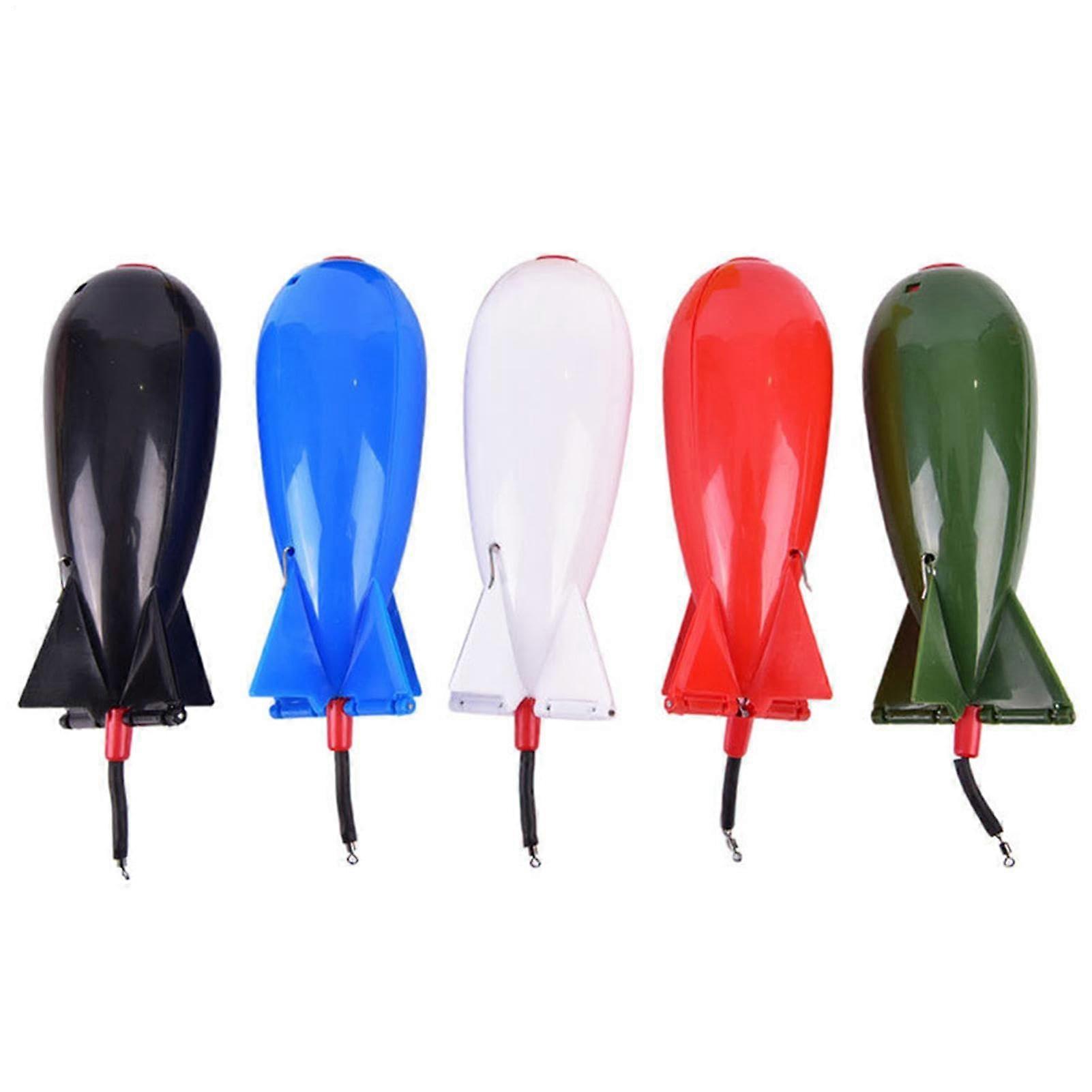 Pack of 5 Carp Fishing Feed Rocket Feeder Tool Accessories 5.5x14.5cm