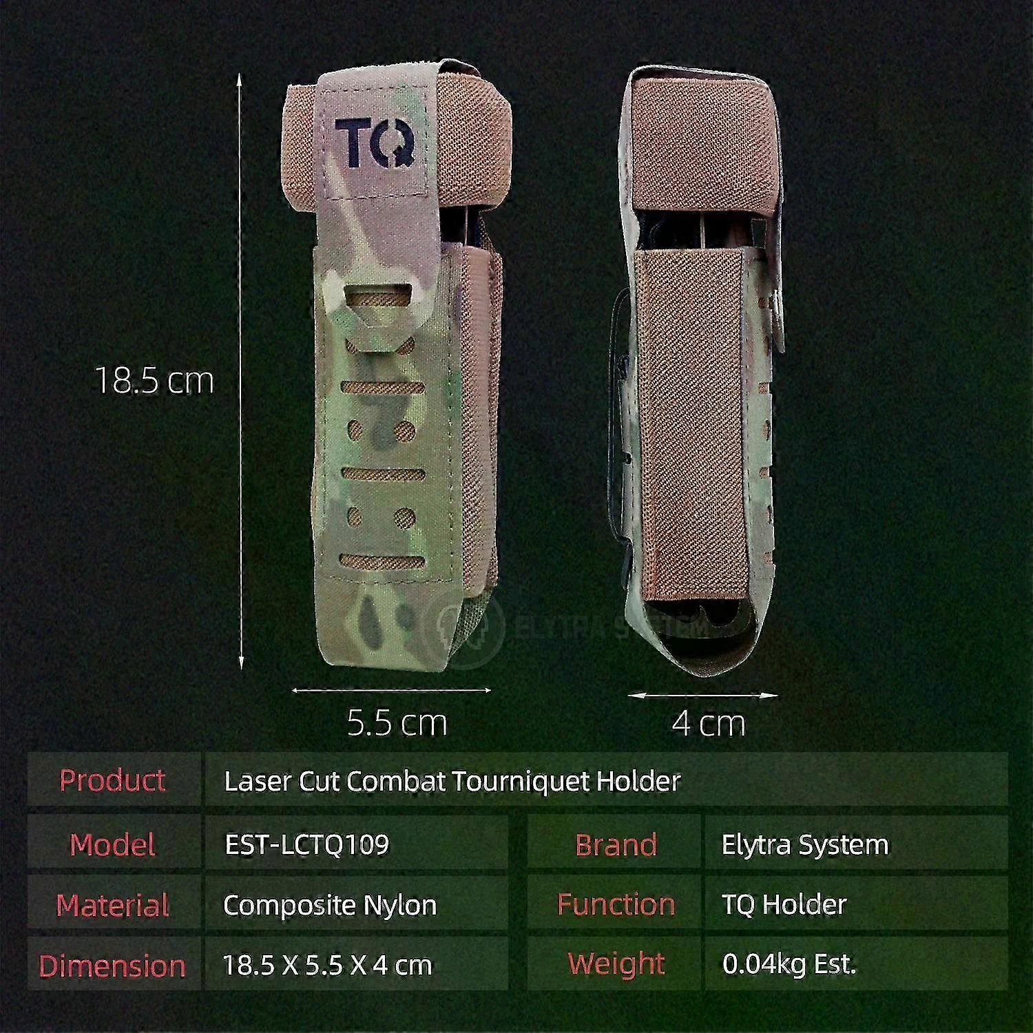 TQ Tourniquet & Trauma First Responder Shear Pouch Holder MOLLE PALS Duty Belt Loop EMT EMS