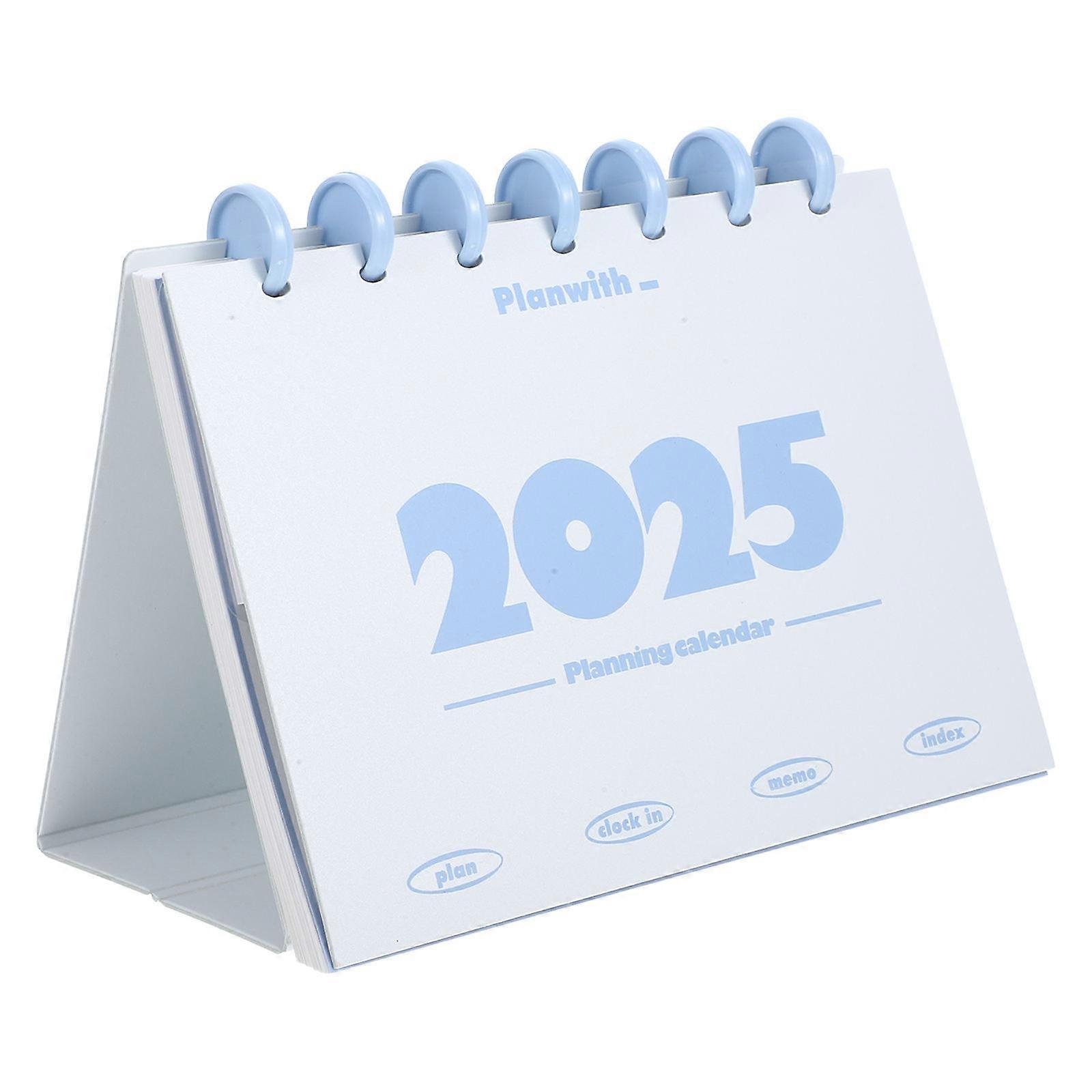 Desk Calendar Small Standing Design for Office Use Aesthetic Planning 2024.9-2025.12 Daily Planning 1 Set