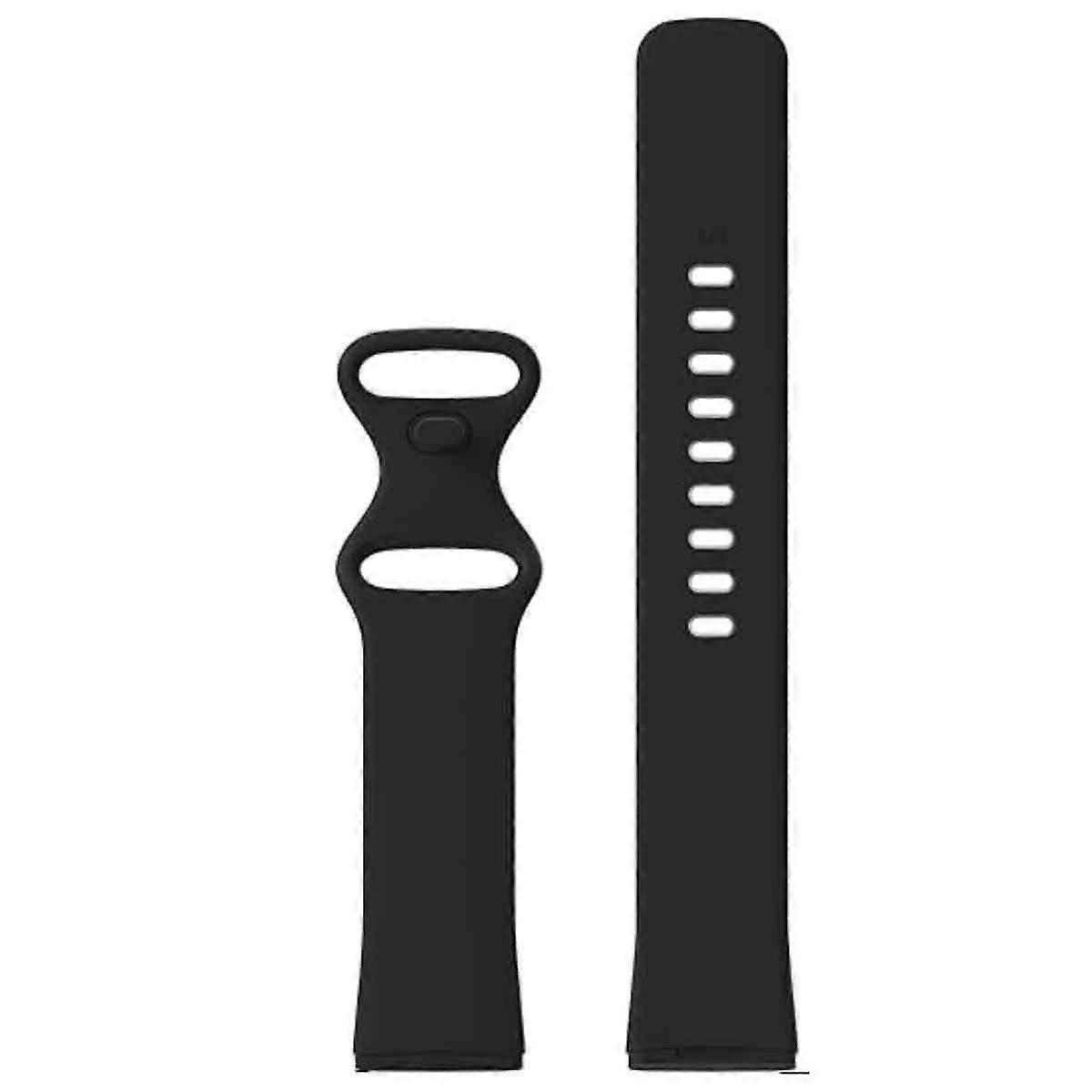 Clock armband for Fitbit Versa4/Fitbit Versa3/Fitbit Sense/Fitbit Sense2 Svart S