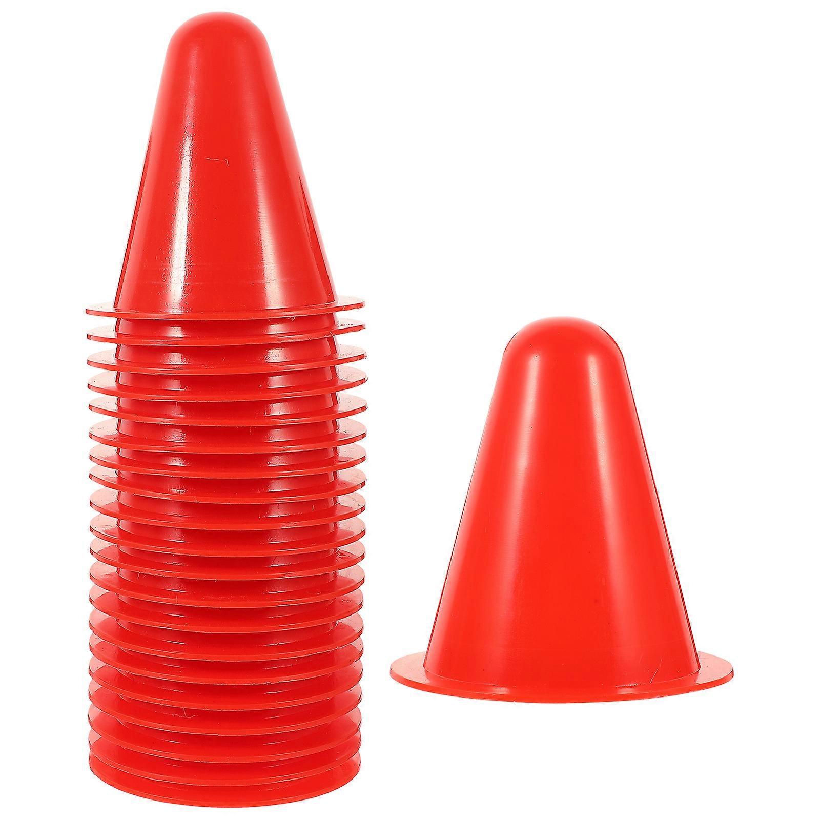 Training Cone for Skating Agility Cones Sports Training Roller Skating .00X7.50X7.50CM 20Pcs