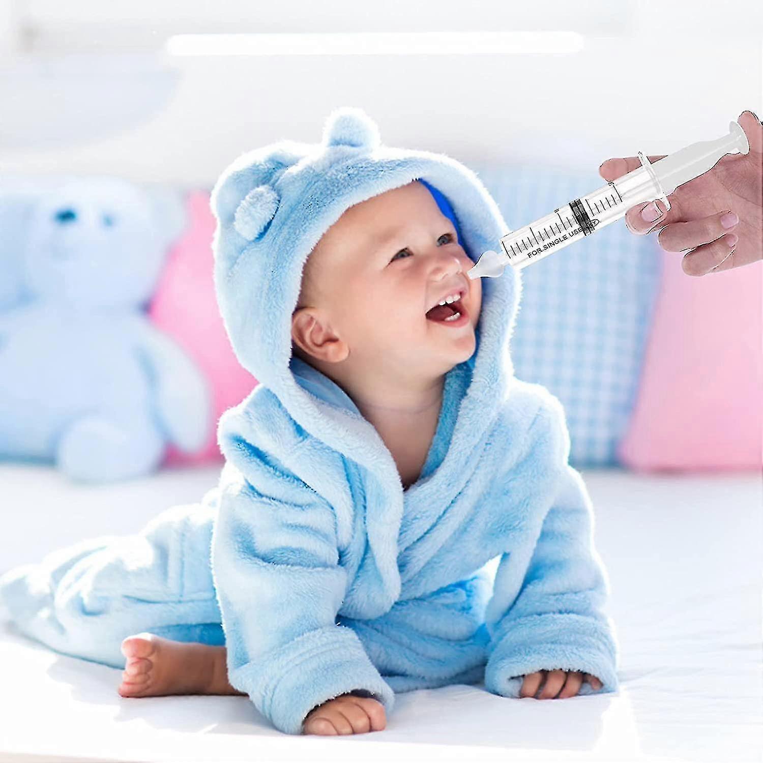 Baby Nasal Syringe.4 Pieces Of 10ml Portable Baby Nasal