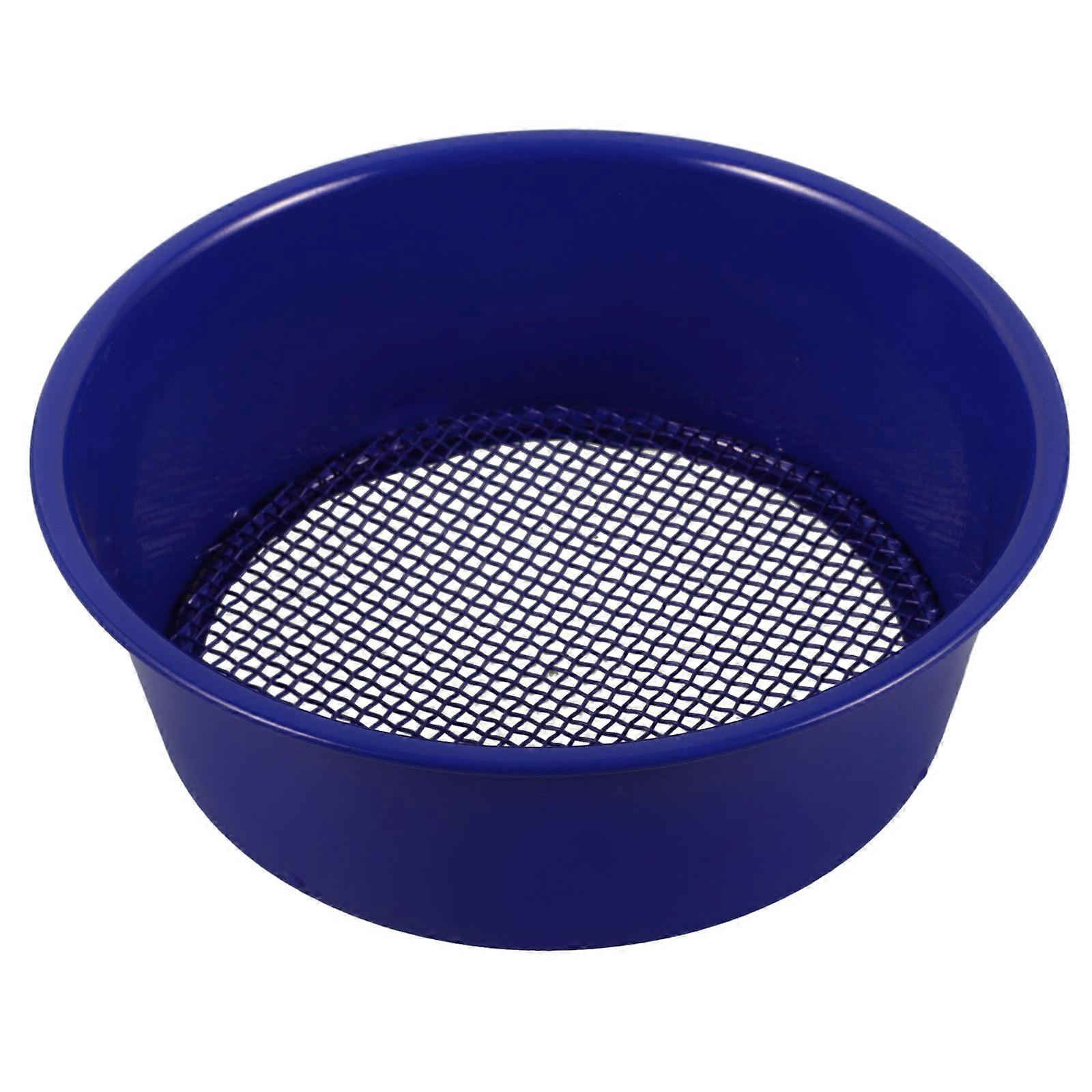 Garden Sifting Pan Multi Function Tool For Gardening Utensil Round Iron Filtering Sand 1Pack