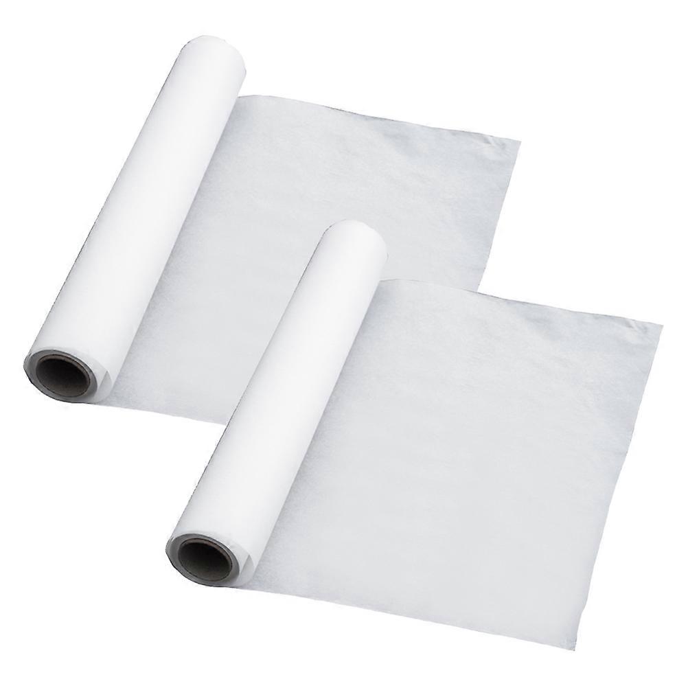 Waterproof Silicone Baking Mat Non-Stick for Home Bakers Cookers 30cm x 5m White 2 Rolls