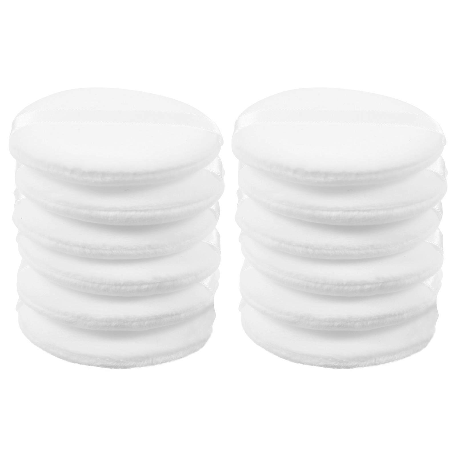 Small Powder Puff Mini Makeup Tools Loose Powder Girl Makeup Applicators Salon Use 6.00X6.00X1.20CM 20Pcs