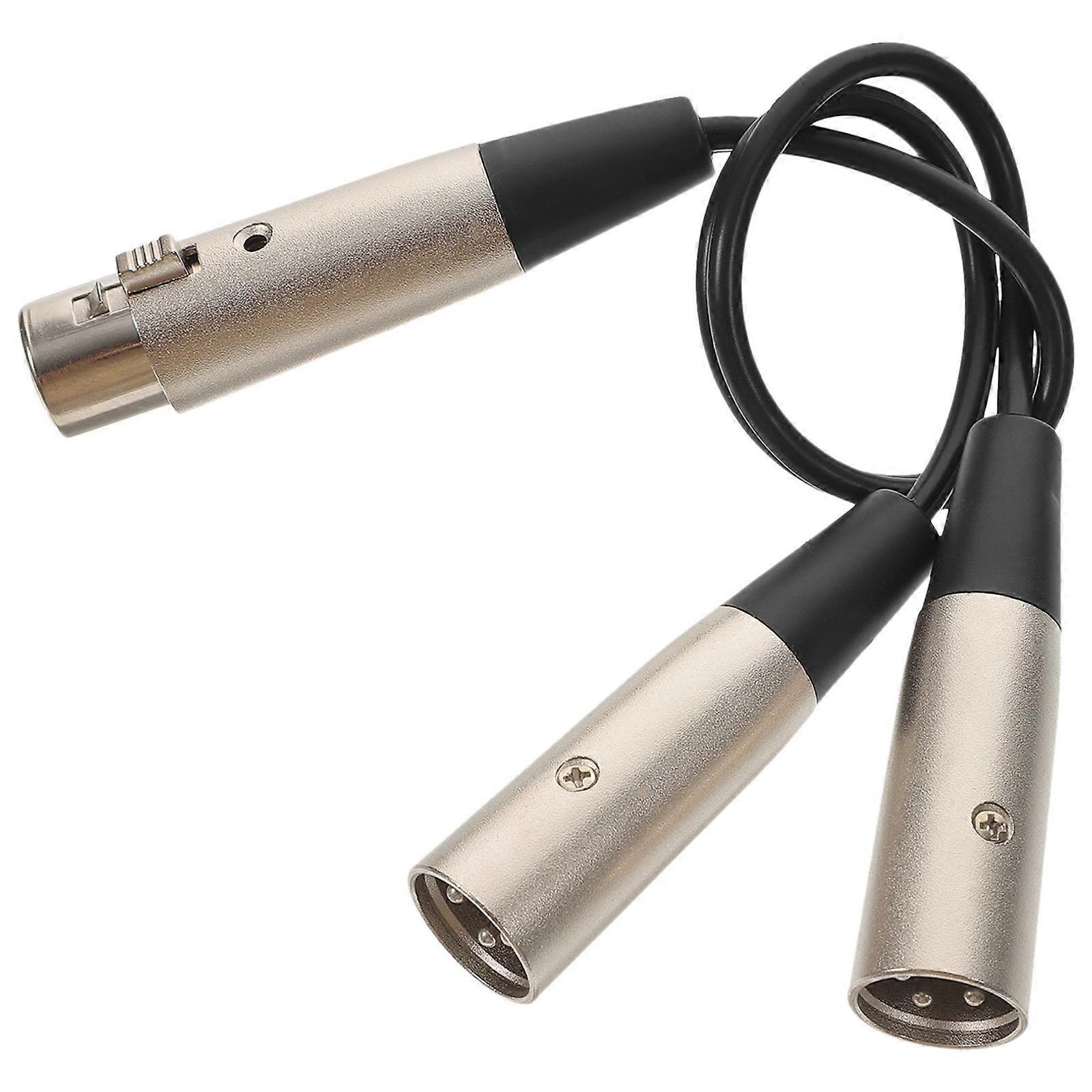 Cable Xlr Audio Recording Y Shape Oxygen Free Copper Noise-free Performance 1Pack
