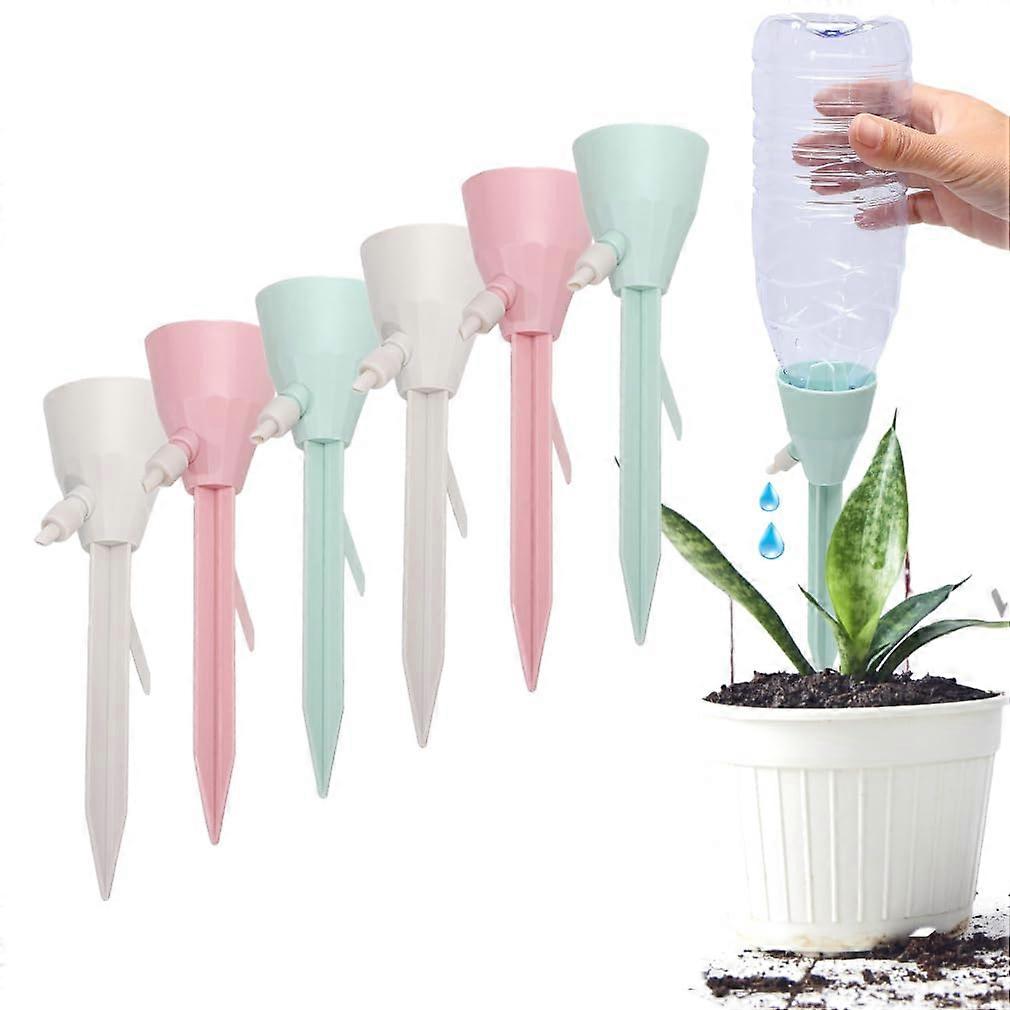 Automatic Plant Watering System with Slow Release, Adjustable Self-Watering Spikes for Indoor Plants, with Holder