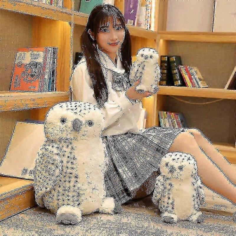 20-50cm Αγκαλίτσα Παιχνίδι Θρύλος Χιονισμένη Κουκουβάγια Γεμιστά Βελούδινα Ζώα Παιχνίδι Ενηλίκων Παιδιά Δώρα Hp Hedwig Potter Κουκουβάγια