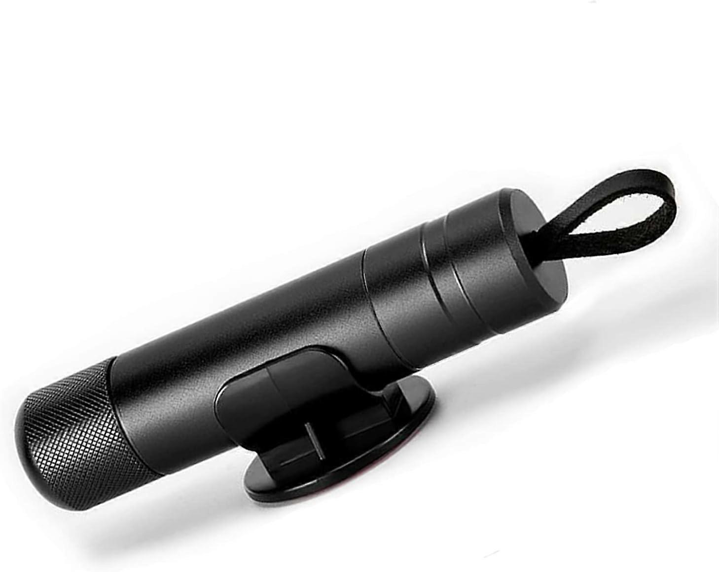 Emergency Escape Tool with Window Breaker and Seat Belt Cutter - Window Breaker Hammer - Car Safety Window Breaker (Black)