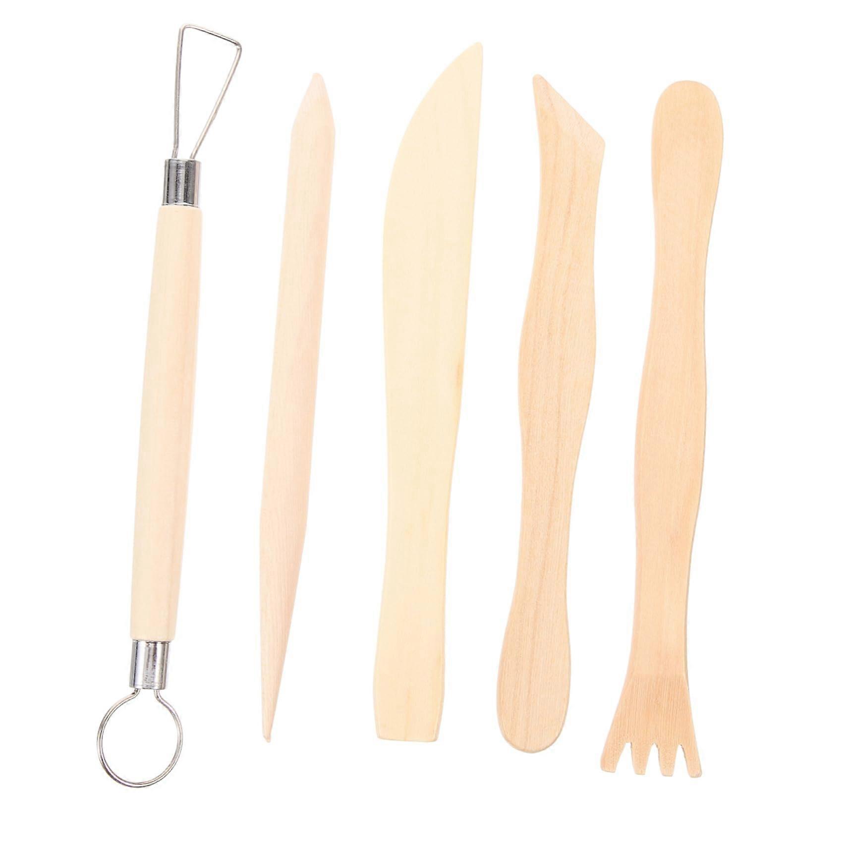 Pottery tool set clay sculpture and carving set measuring tool for polymer clay craft Ref: 2136