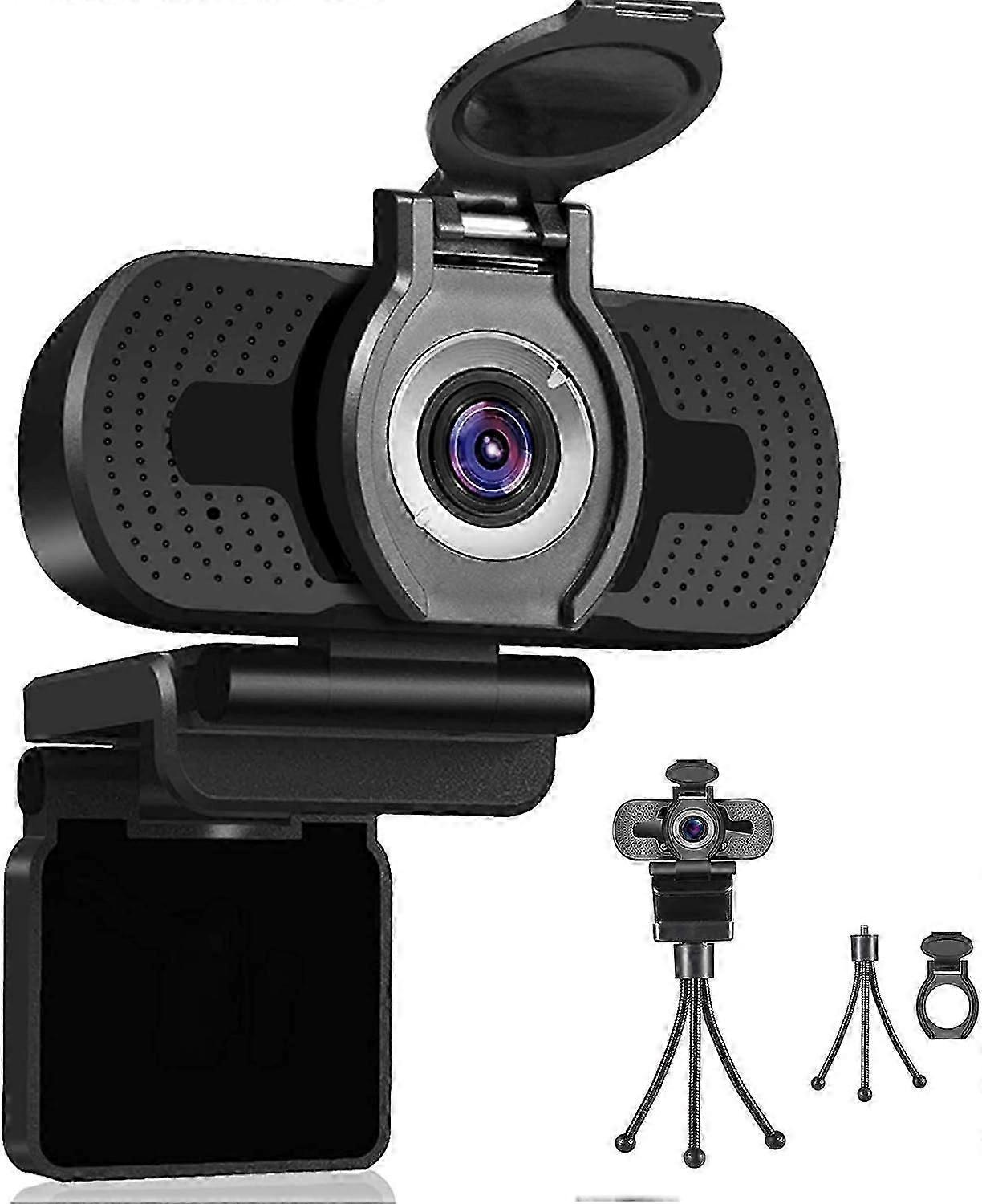 1080P USB Computer Web Camera, Plug and Play Desktop and Laptop Webcam for Windows Mac OS, for Video Calling Streaming, Conference, Gaming