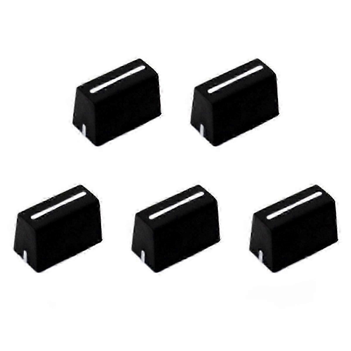 5pcs Universal Fader Knobs Fader Cap Straight Slide Potentiometer Cap for DJ Controller Mixers Console ,,XDJ