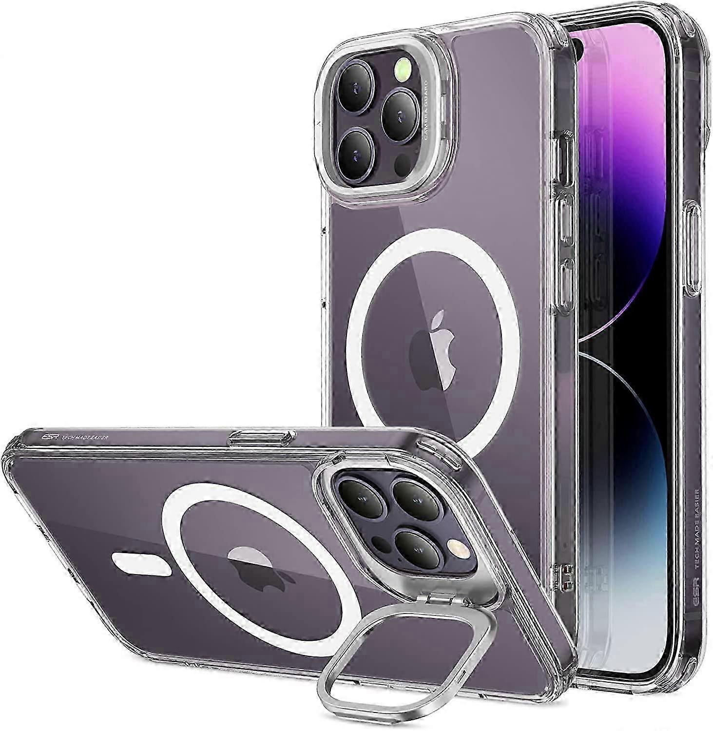 for iPhone 14 Pro Max Phone Case, Compatible with MagSafe, Built-in Camera Ring Stand, Military-Grade Protection, Magnetic Phone Case for iPhone 14 Pr