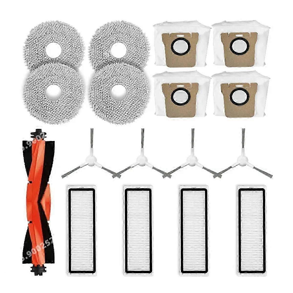 ロボット掃除機 X20+ / X20 Plus 交換部品 メインサイドブラシ HEPAフィルター モップクロス ダストバッグ