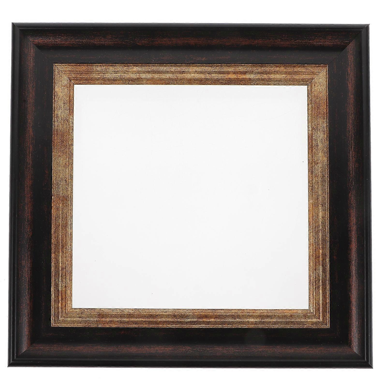 Vintage Picture Frame Wooden Photo Display Frame Wall Decor Square 28.5x28.5cm 1Set