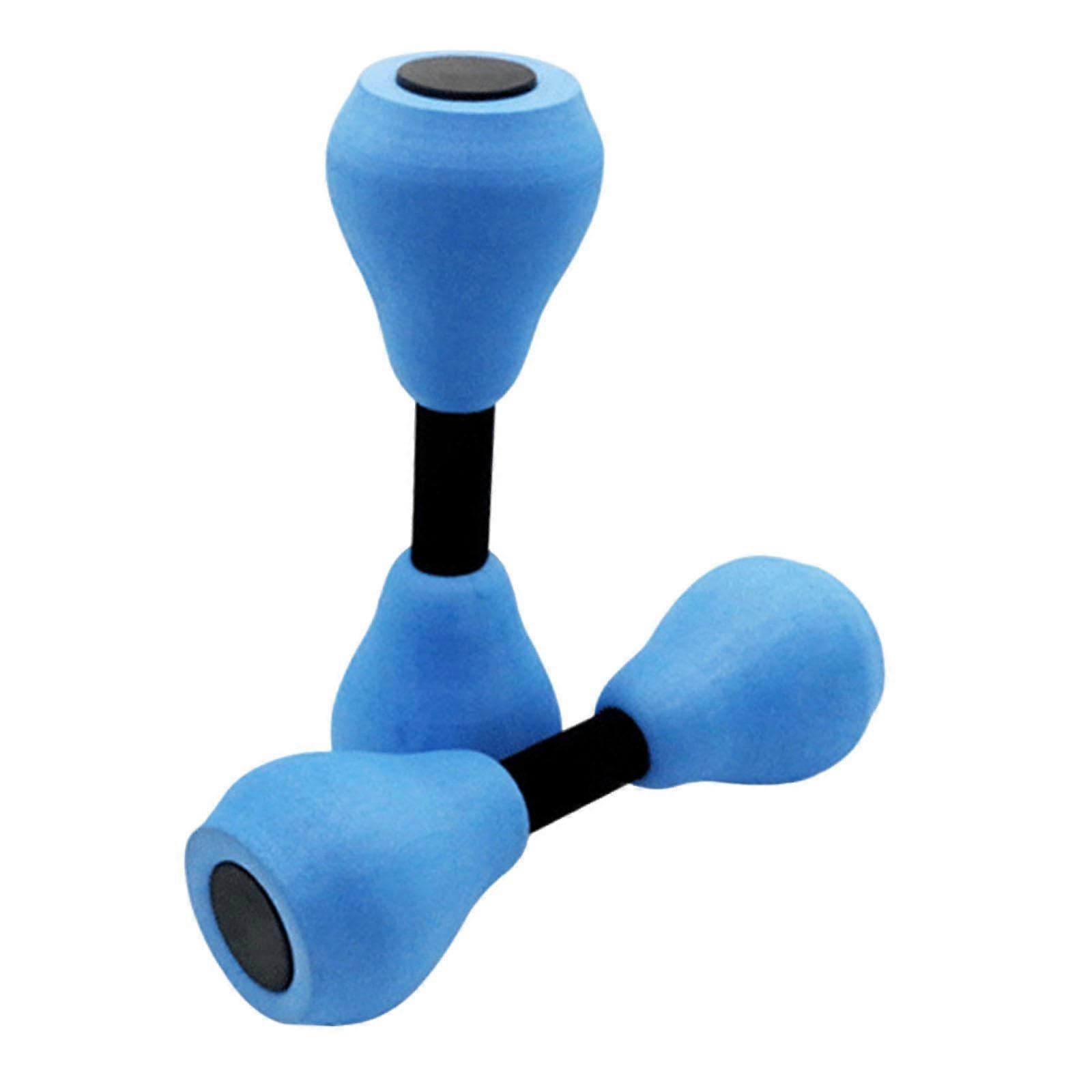 Water Dumbbells Set of 2, Portable Water Aerobics Hand Weights for Fitness, Exercise, and Aqua Training