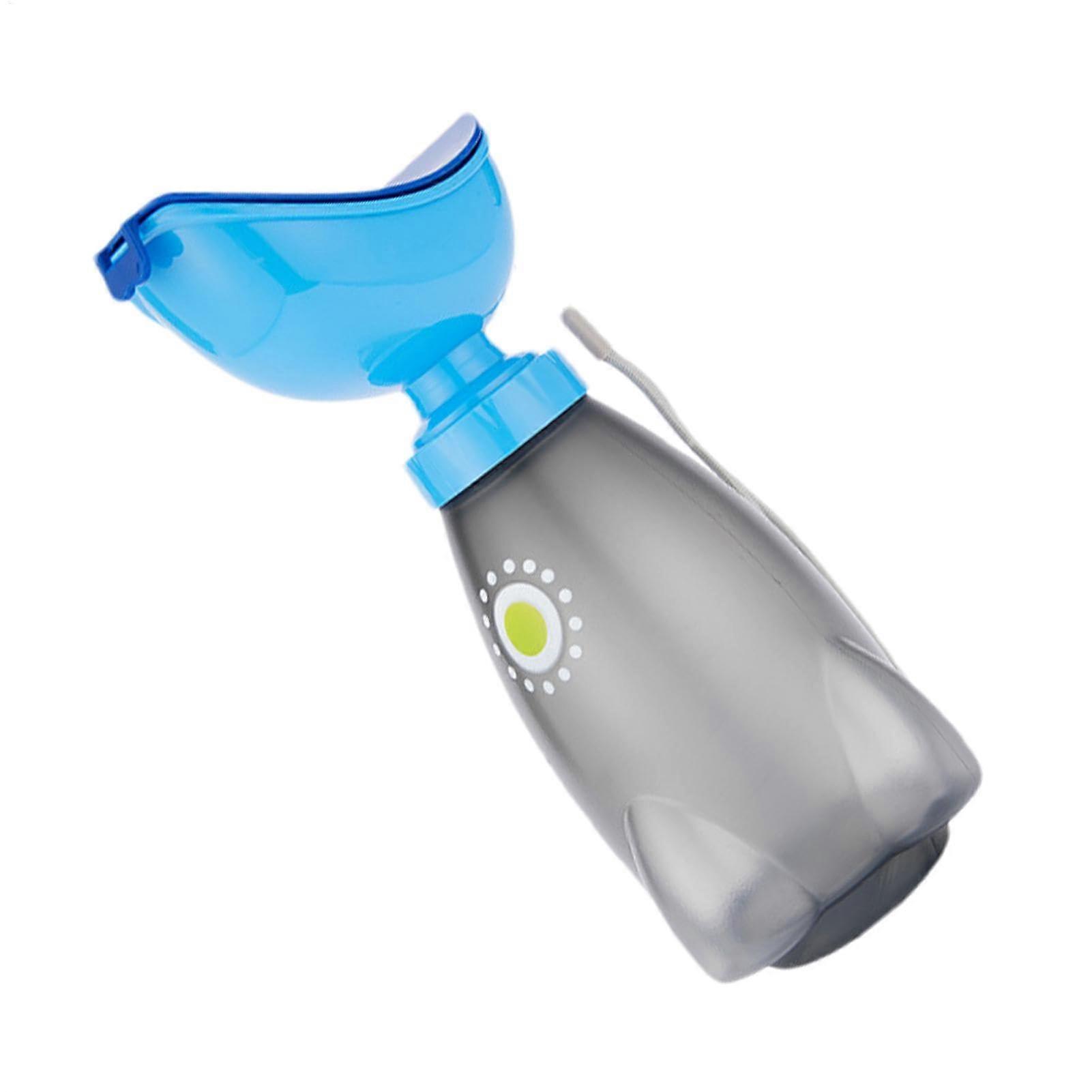 Women's Urinal Bottle, Leak-Proof, Portable Travel Urinal With Lid And Funnel, Ergonomic Design, Blue