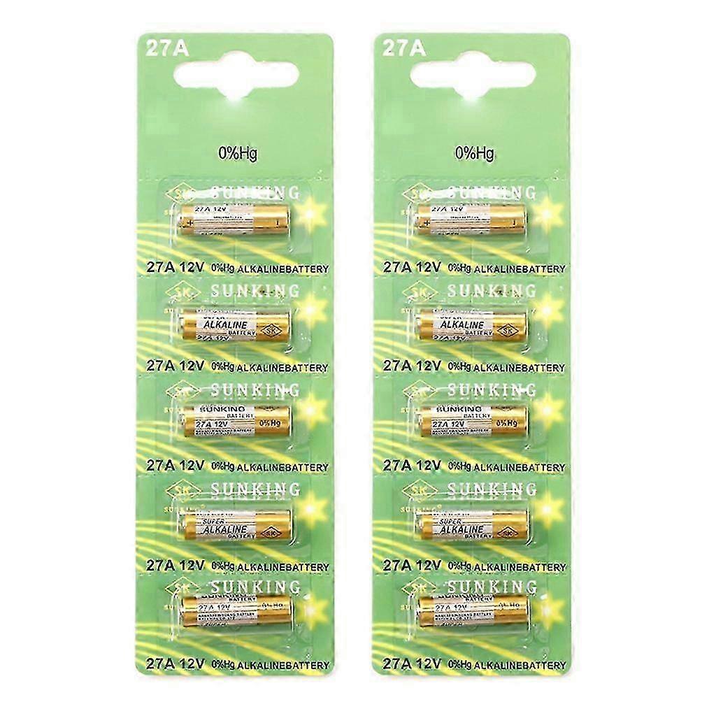 Upgraded 27A 12V Alkaline Batteries Versatile Power Solution for Remote Control Toy Wireless Doorbells Theft Preventions