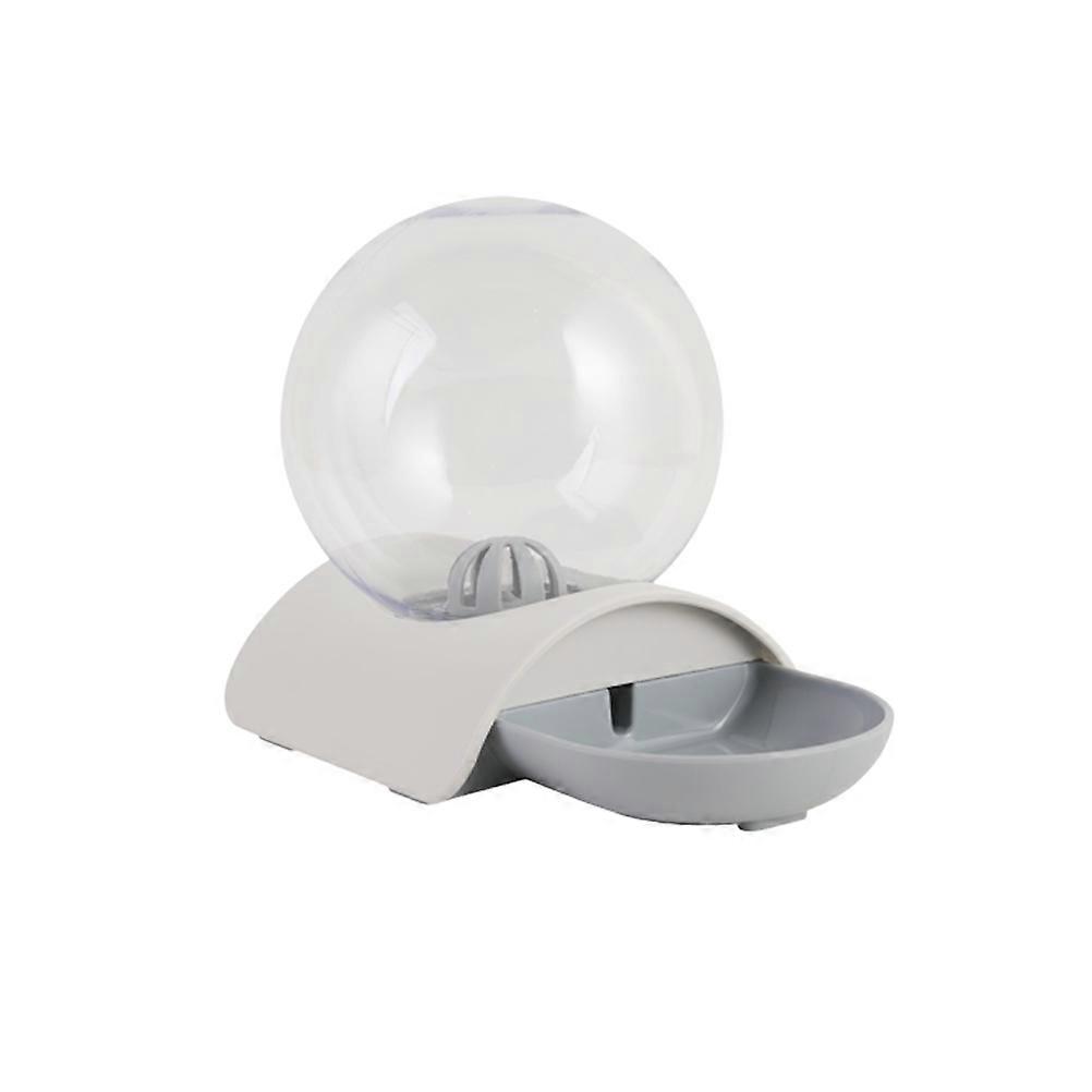 Husdjursvattendispenser Valp Vattenmatare Hemanvändning Inomhus Husdjursvård Grå 29x18x23cm Automatisk Vattendispensering 1st