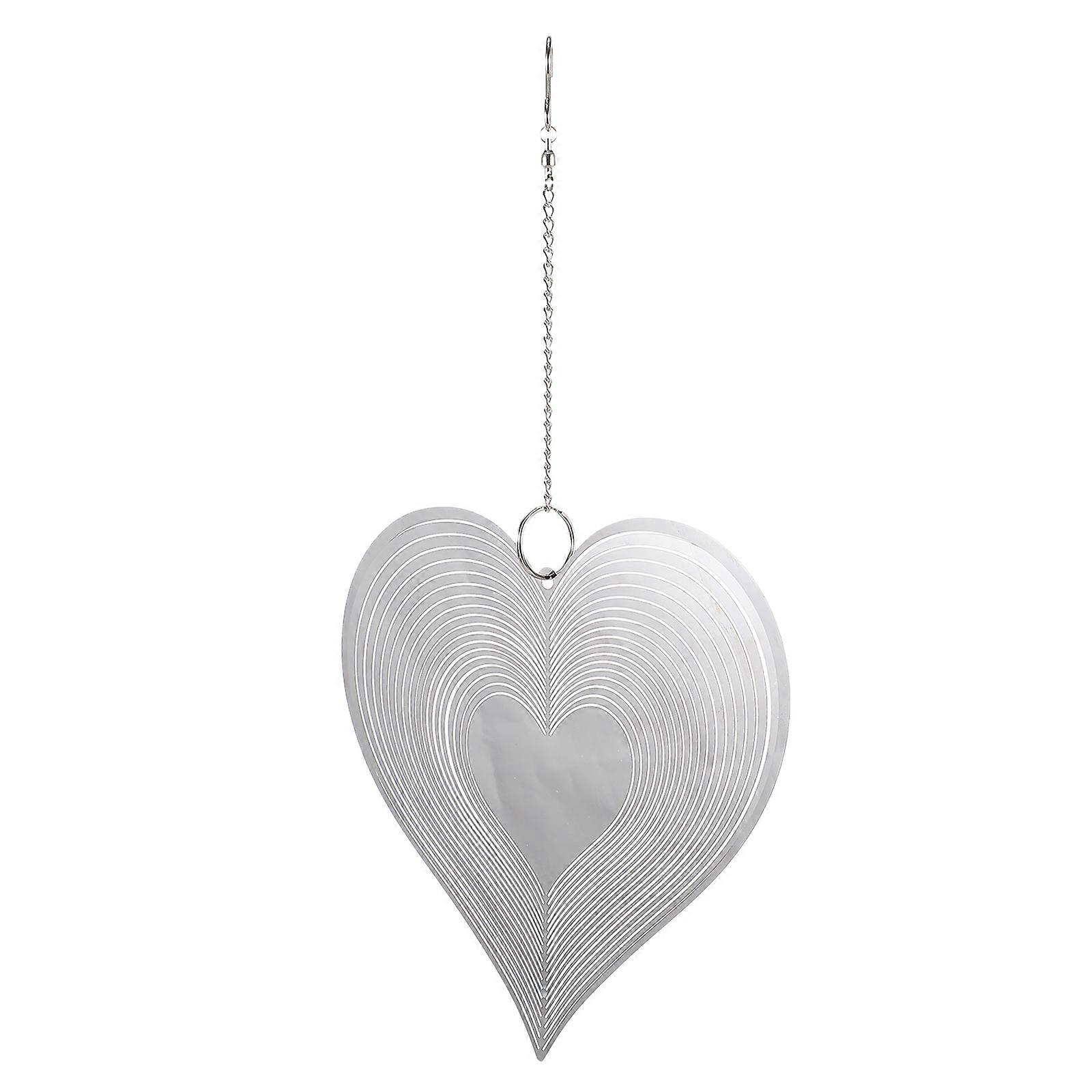 Stylish Wind Chime, Rotating Heart Shape Ideal for Living Spaces, Premium Construction