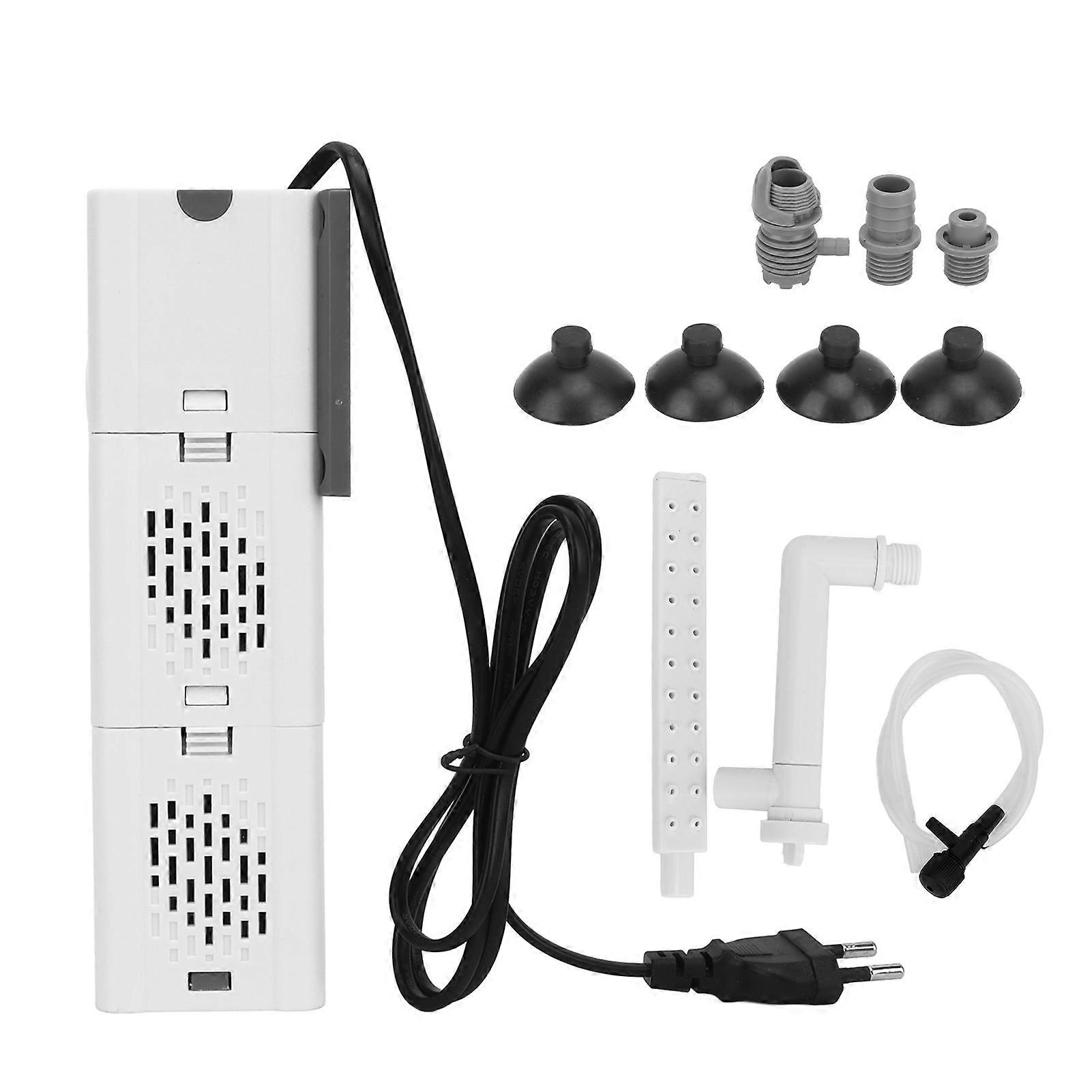 Aquarium Internal Filter Adjustable Water Flow Submersible Power Circulation Pump EU Plug 220V