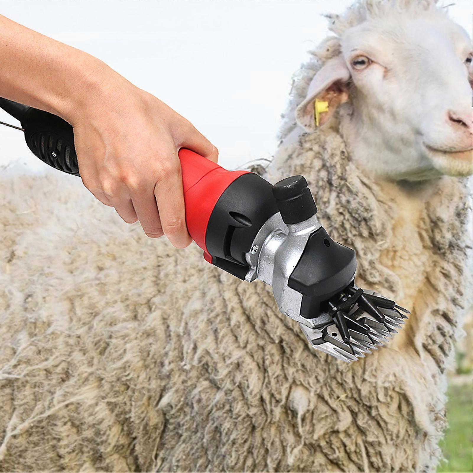 Adjustable Speed Portable Electric Sheep Clipper Wool Shearing Shears for FarmEU Plug 220V