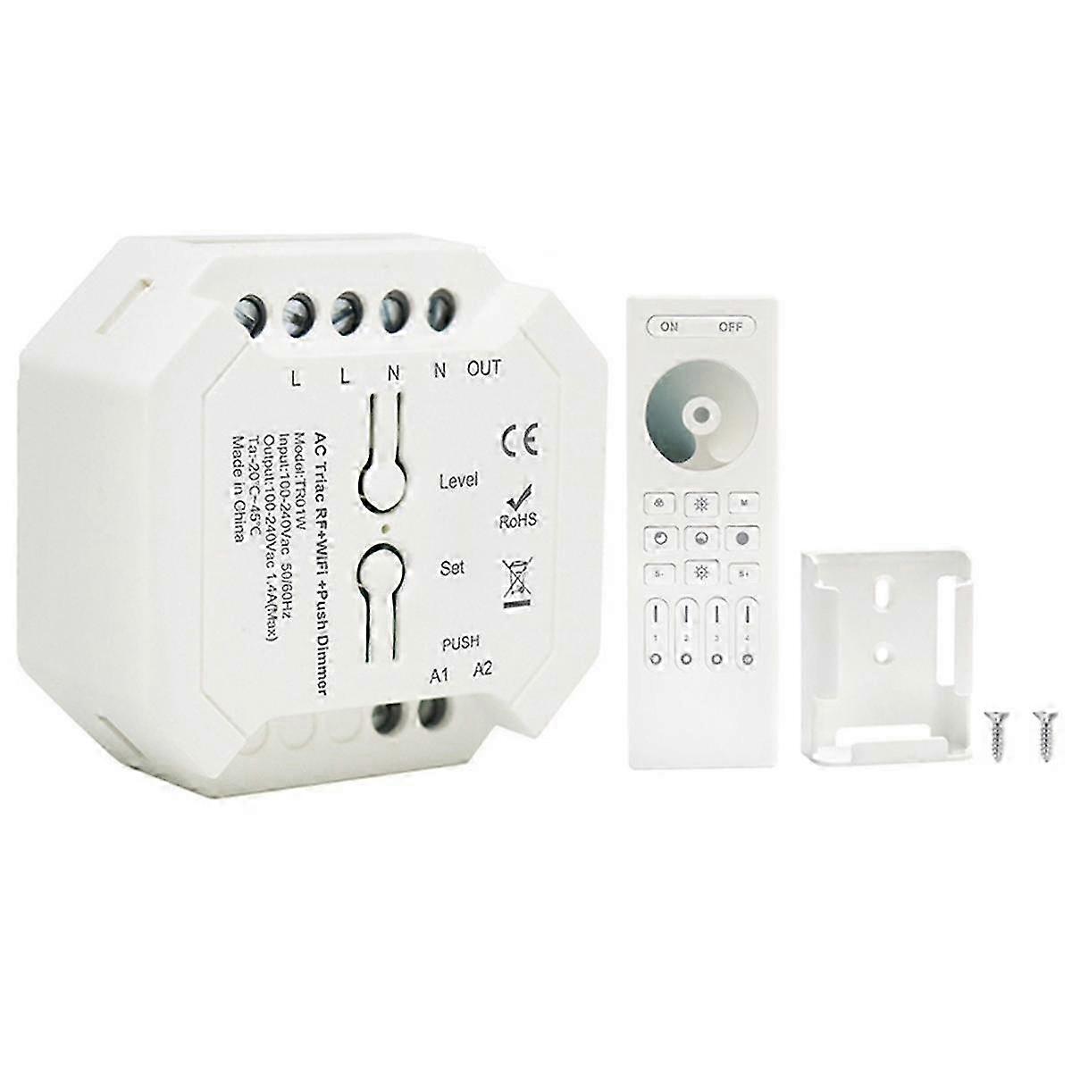 Smart WiFi Triac Dimmer LED-controller med APP fjernbetjening til Alexa
